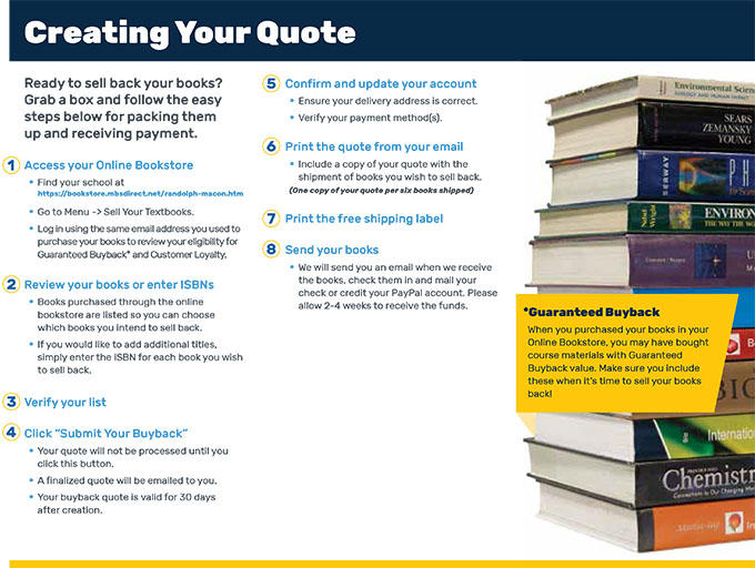 Buyback Instructions